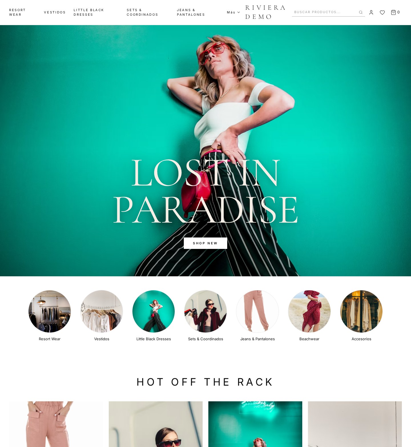 Template RIVIERA — Moda Mujer