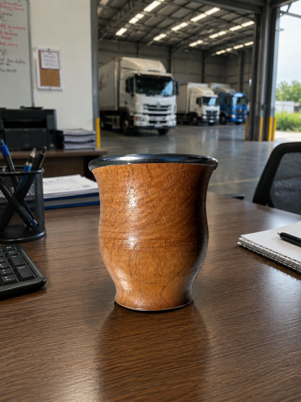 Mate Camionero de Algarrobo Liso